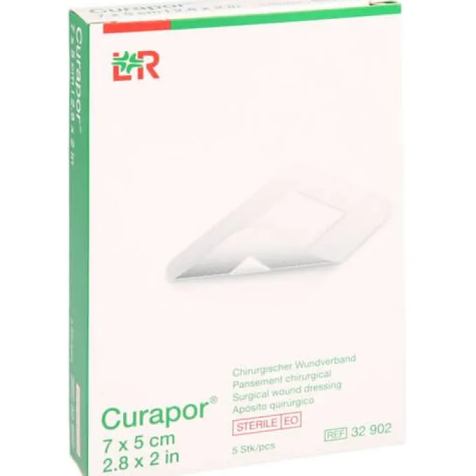 CURAPOR Wundverband steril chirurgisch 5x7 cm 5 St