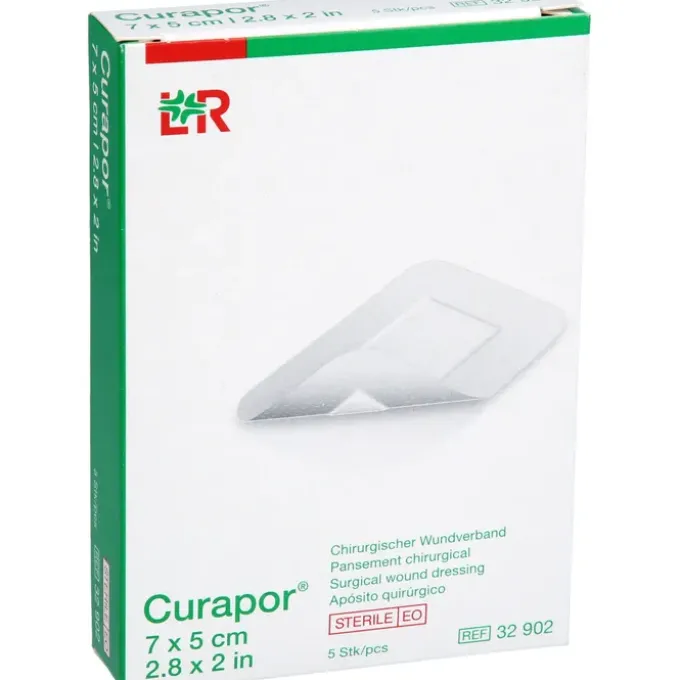 CURAPOR Wundverband steril chirurgisch 5x7 cm 5 St