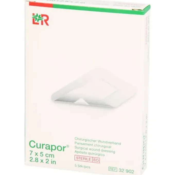 CURAPOR Wundverband steril chirurgisch 5x7 cm 5 St