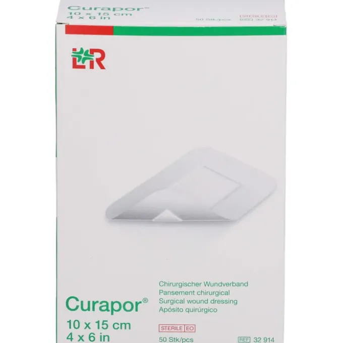 CURAPOR Wundverband steril chirurgisch 10x15 cm 50 St