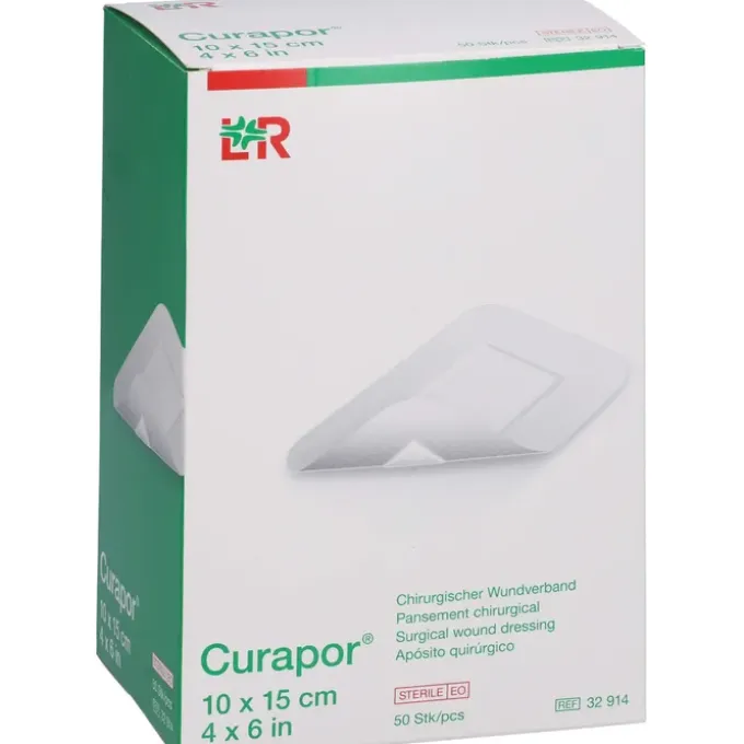 CURAPOR Wundverband steril chirurgisch 10x15 cm 50 St