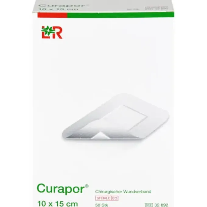 CURAPOR Wundverband steril chirurgisch 10x15 cm 50 St