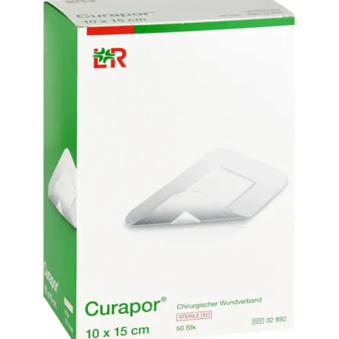 CURAPOR Wundverband steril chirurgisch 10x15 cm 50 St