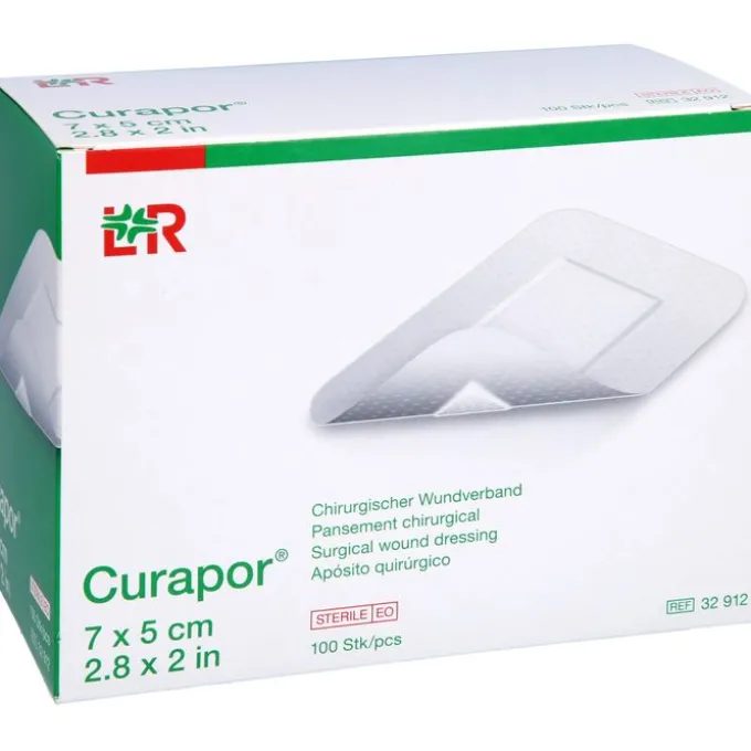 CURAPOR Wundverband steril chirurgisch 5x7 cm 100 St
