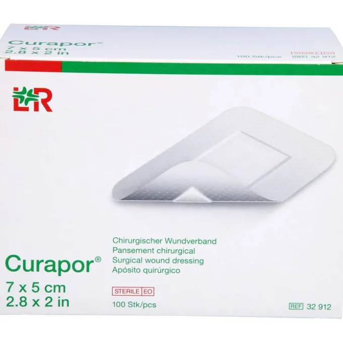 CURAPOR Wundverband steril chirurgisch 5x7 cm 100 St