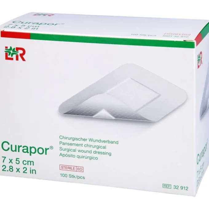 CURAPOR Wundverband steril chirurgisch 5x7 cm 100 St