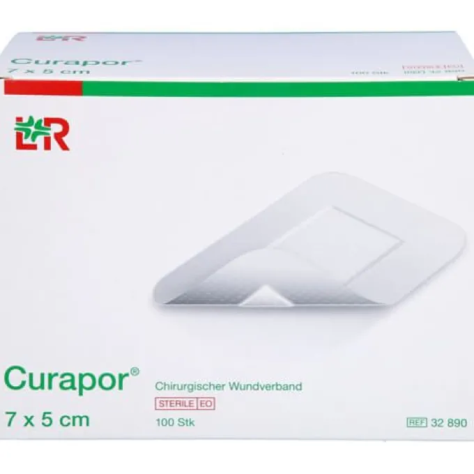 CURAPOR Wundverband steril chirurgisch 5x7 cm 100 St