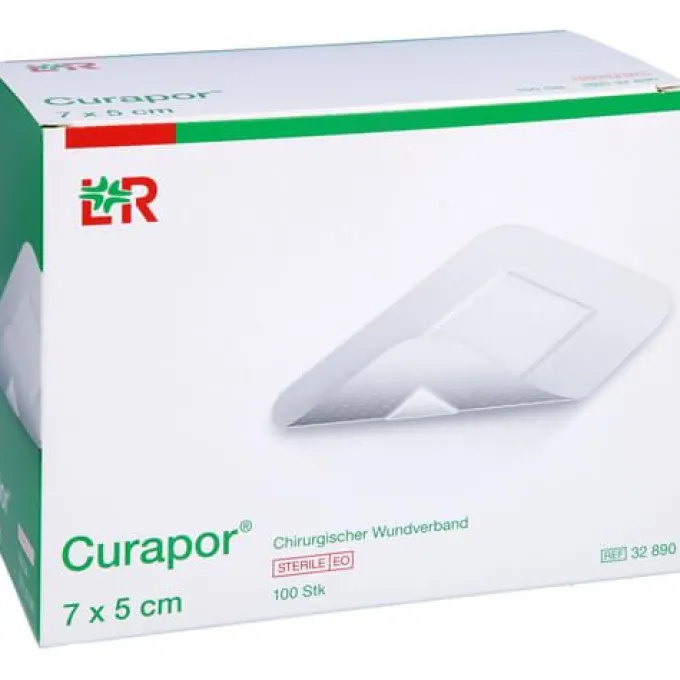 CURAPOR Wundverband steril chirurgisch 5x7 cm 100 St