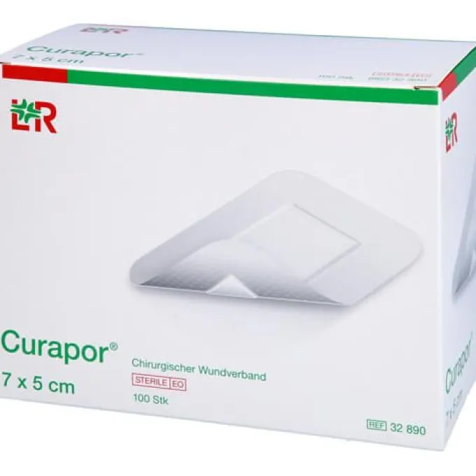 CURAPOR Wundverband steril chirurgisch 5x7 cm 100 St