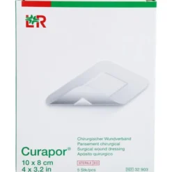 CURAPOR Wundverband steril chirurgisch 8x10 cm 5 St