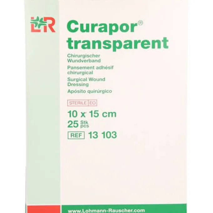 CURAPOR Wundverband steril transparent 10x15 cm 25 St