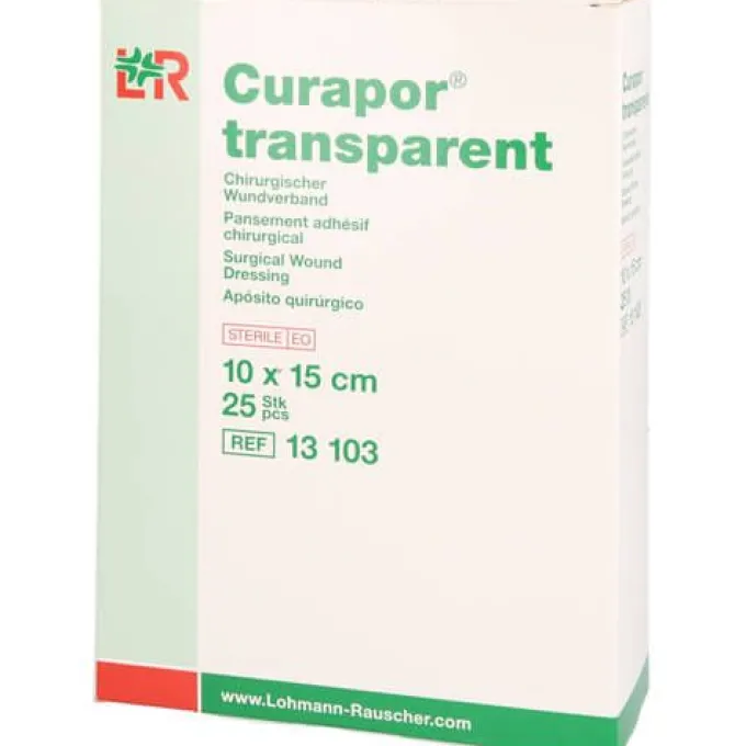 CURAPOR Wundverband steril transparent 10x15 cm 25 St