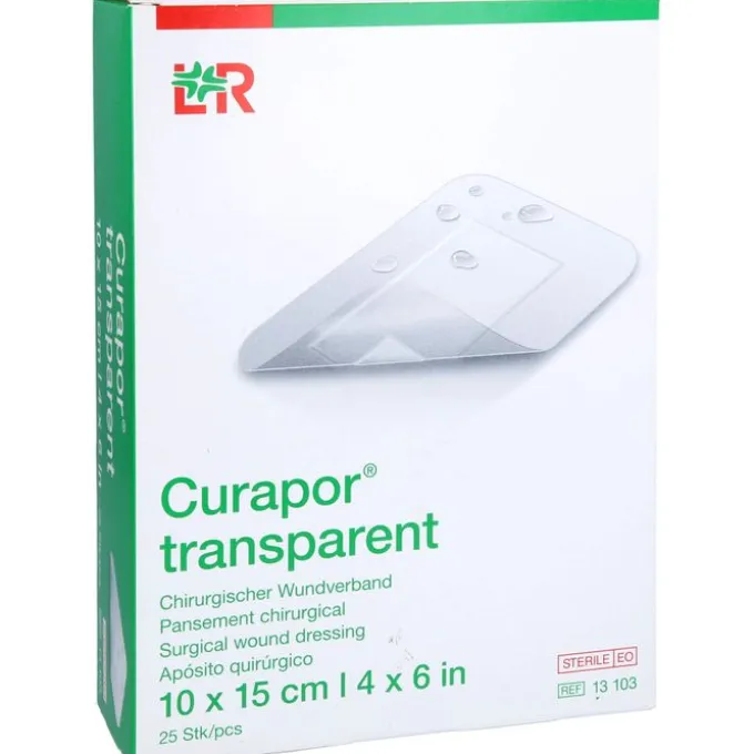 CURAPOR Wundverband steril transparent 10x15 cm 25 St