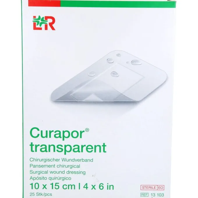 CURAPOR Wundverband steril transparent 10x15 cm 25 St