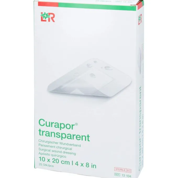 CURAPOR Wundverband steril transparent 10x20 cm 25 St