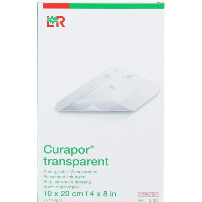 CURAPOR Wundverband steril transparent 10x20 cm 25 St