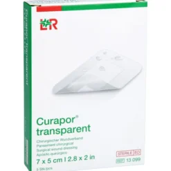 CURAPOR Wundverband steril transparent 5x7 cm 5 St