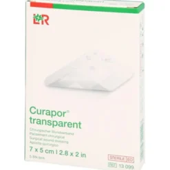 CURAPOR Wundverband steril transparent 5x7 cm 5 St