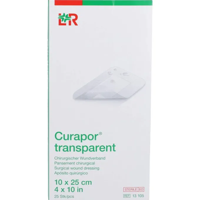CURAPOR Wundverband steril transparent 10x25 cm 25 St