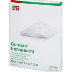 CURAPOR Wundverband steril transparent 8x10 cm 5 St