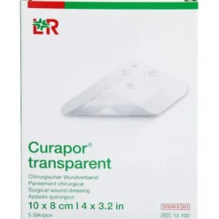 CURAPOR Wundverband steril transparent 8x10 cm 5 St