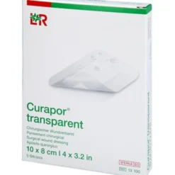CURAPOR Wundverband steril transparent 8x10 cm 5 St