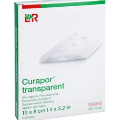 CURAPOR Wundverband steril transparent 8x10 cm 5 St