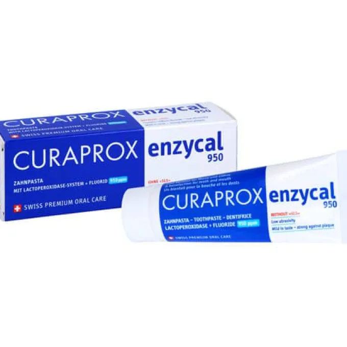 CURAPROX enzycal 950 Fluorid extra milde Zahnpasta 75 ml