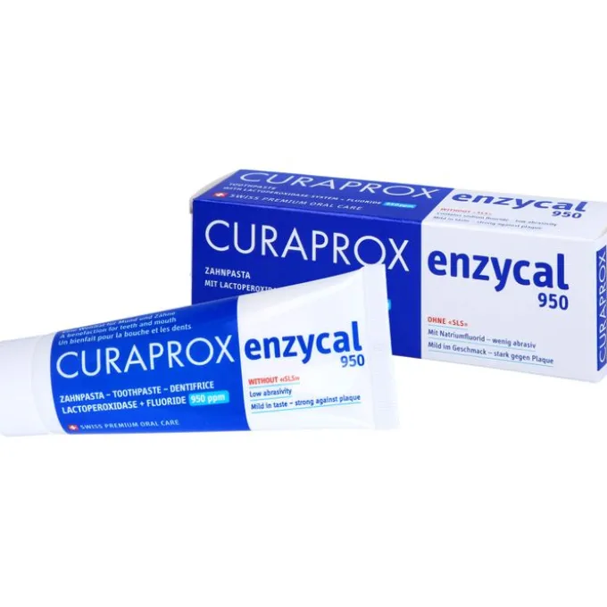CURAPROX enzycal 950 Fluorid extra milde Zahnpasta 75 ml