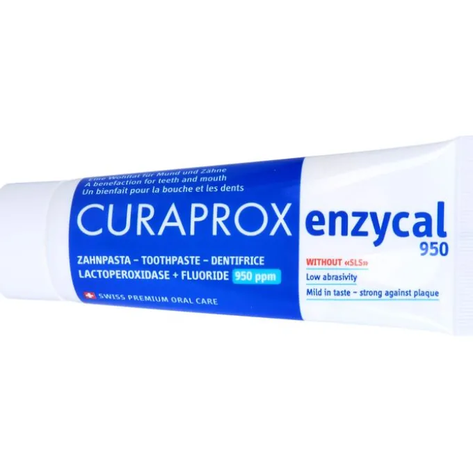 CURAPROX enzycal 950 Fluorid extra milde Zahnpasta 75 ml