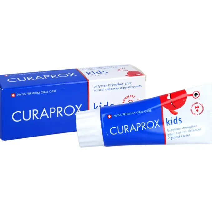 CURAPROX kids Zahnpasta Erdbeere ab 2 Jahre 950ppm 60 ml