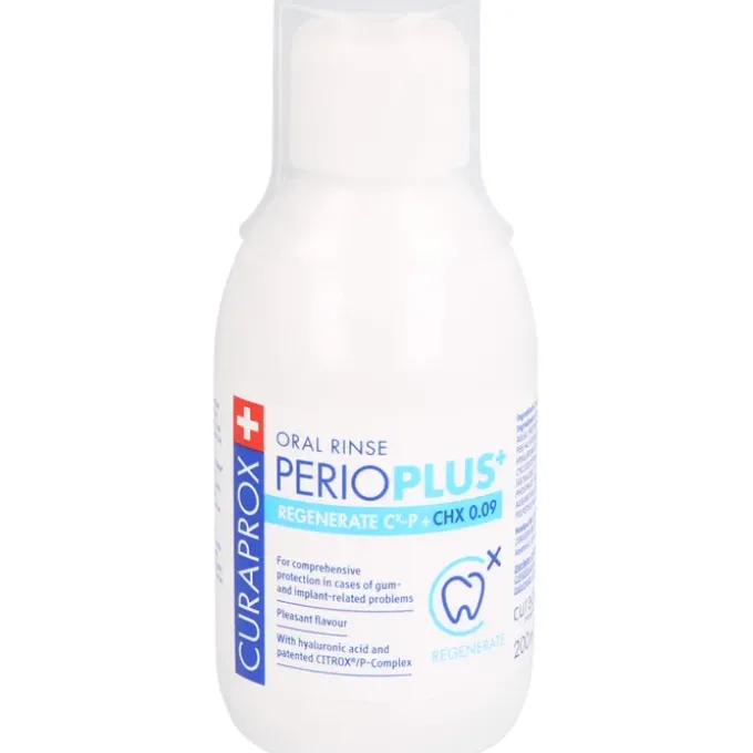 CURAPROX perio Plus+ Regenerate Mundspül.CHX 0,09% 200 ml