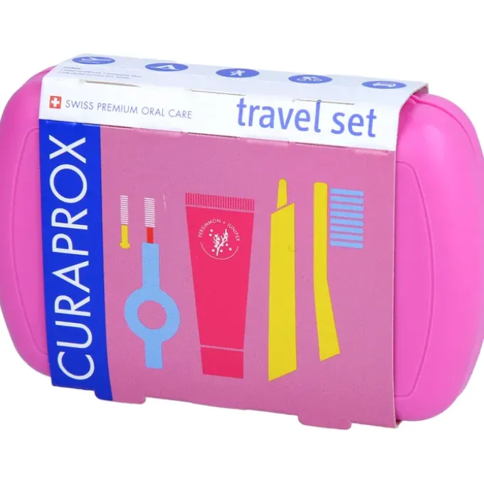 CURAPROX Travel-Set rosa 1 St