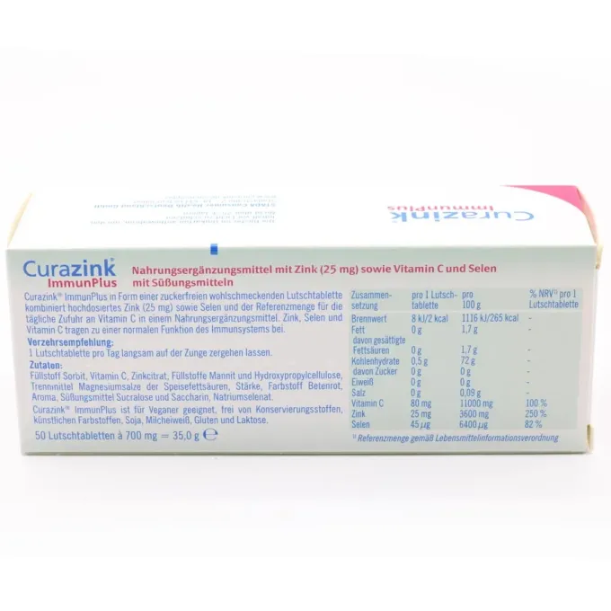 CURAZINK ImmunPlus Lutschtabletten 50 Stück