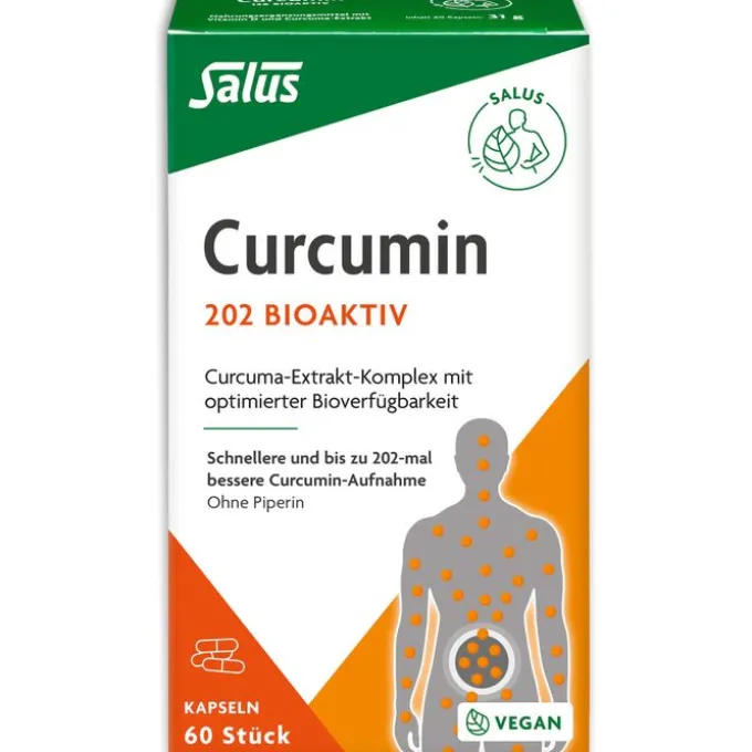 CURCUMIN 202 Bioaktiv Kapseln Salus 60 Stück à 0,43 g