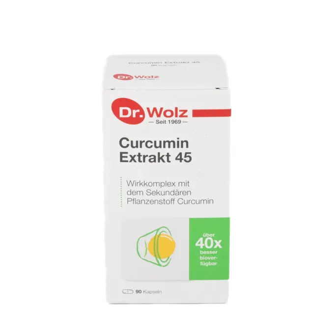 CURCUMIN EXTRAKT 45 Dr.Wolz Kapseln 90 Stück