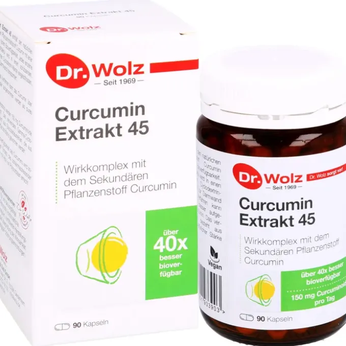 CURCUMIN EXTRAKT 45 Dr.Wolz Kapseln 90 Stück
