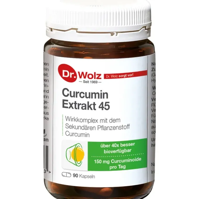 CURCUMIN EXTRAKT 45 Dr.Wolz Kapseln 90 Stück