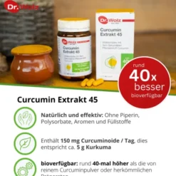 CURCUMIN EXTRAKT 45 Dr.Wolz Kapseln 90 Stück