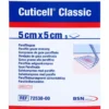 CUTICELL Classic Wundgaze 5x5 cm 5 St