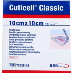 CUTICELL Classic Wundgaze 10x10 cm 10 St