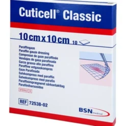 CUTICELL Classic Wundgaze 10x10 cm 10 St