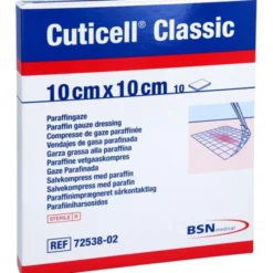 CUTICELL Classic Wundgaze 10x10 cm 10 St