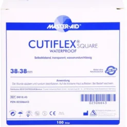 CUTIFLEX Folien-Pflaster square 38x38mm Master Aid 100 St