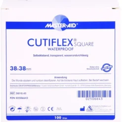 CUTIFLEX Folien-Pflaster square 38x38mm Master Aid 100 St