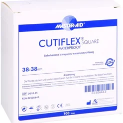 CUTIFLEX Folien-Pflaster square 38x38mm Master Aid 100 St
