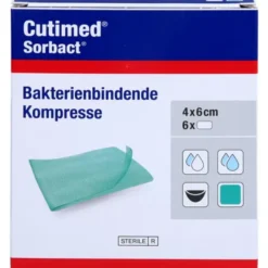 CUTIMED Sorbact Kompressen 4x6 cm 6 St