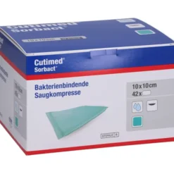 CUTIMED Sorbact Saugkompressen 10x10 cm 42 St