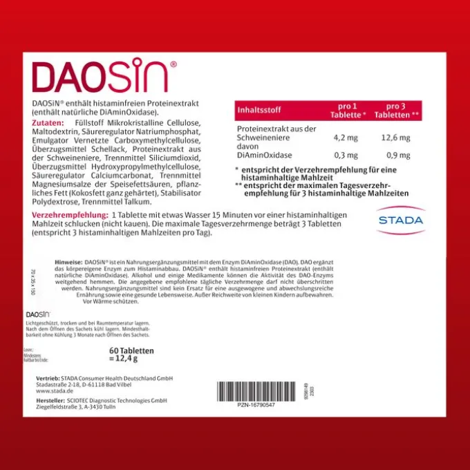 DAOSIN Tabletten 60 Stück