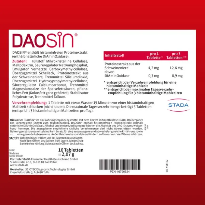 DAOSIN Tabletten 10 Stück